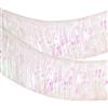 G2PLUS Guirlande di Frange Bianco,20x200cm Tende Metalliche Tinsel