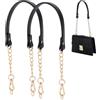 PH PandaHall 2pz Manici per Borse in Pelle con Catena Oro 58.5cm