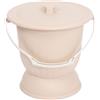 CKNMEERSA Vasetto portatile per WC, secchio per urina per adulti con coperchio, per urina, orinatoio, spittoon, anziano, orinatoio, vaso notturno da campeggio (B)