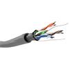 goobay Cavo di rete CAT 5e F/UTP grigio 305 m