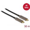 Delock Aktives Optisches USB-C™ Video Kabel 4K 60 Hz 30 m