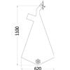 Osculati Sacca in PVC per doccia Saturn Osculati 15.470.91