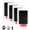 YFYWINSH Set per impronte di mani e piedi del bambino con 4 tamponi di inchiostro Clean Touch, set per impronte di bambini, set per impronte di zampe di cane e zampa di gatto, per ricordi e ricordi creativi