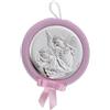 SHALOM - Capoculla Rosa Angelo Custode, Con Carillon. Diametro 11 Cm
