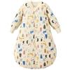 Duomiaomiao Sacco nanna 3.5Tog per bebè, Sacco 100% cotone per bebè invernale, Ragazze neonate, Sacco nanna per bambini maschi, Caldo per neonati e bambini piccoli(Beige Panda/70)