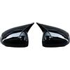 JYUTDW Auto Coppia Calotte Specchio Calotte Copri Specchietti Laterali Neri Per Mercedes Benz Per W177 A Classe CLA C118 V177 2019 2020 Per CLA200 CLA250 CLA35 CLA45S Berlina A180 Telaio Retrovisore Copri Sp