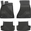 IMJ-Global Tappetini Auto Gomma No. 77 su Misura Compatibili con Audi A5 8T 2007-2016, Set Completo di Tappeti Auto TPE per Migliorare Look e Sportività, Tappetino Premium in TPE Durevole