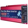 AIDLMBG Inverter Convertitore Tensione Alimentazione Portatile Da CC A CA 50Hz 60Hz Inverter Solare Inverter A Onda Sinusoidale Pura 12V 220V 110V 2000W 4000W 5000W Invertitore(12V,220V 50HZ_1000W)