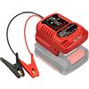 PORFOYO Power Bank di avviamento per batteria Einhell da 18 V, avviatore di avviamento per auto, batteria di avviamento con cavo di avviamento, per veicoli da 12 V