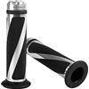 Bonnoeuvre Manopole Manubrio Moto universali Diametro interno 22mm-24mm per 7/8 Manubri Alluminio Gomma per Moto Scooter Quad Cruiser