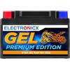 Electronicx Batteria moto GEL YTX9-BS 12V 9Ah 135A - tecnologia gel, senza manutenzione, a tenuta, compatta 149×84×104 mm, batteria avviamento per moto, scooter, quad, ATV, motoslitta, alta potenza