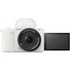 Sony ZV-E10 II Fotocamera per vlogging con obiettivo 16-50 mm (APS-C) - Video 4K 60p, 10 bit 4:2:2, 26 MP, stabilizzazione digitale, autofocus in tempo reale, white