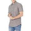Amazon Essentials Camicia da Uomo in Chambray a Maniche Corte, Grigio Scuro, S