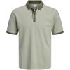 JACK & JONES Jprcclogan SS Polo, Dried Sage, L Uomo