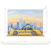 Edition Colibri Biglietto pop-up New York Taxi - 3D buono e confezione regalo per viaggi a New York & viaggio in città, buono di viaggio per uomini, donne e giovani, biglietto di vacanza e regalo di denaro
