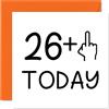 Stuff4 Biglietto di auguri per il 27° compleanno divertente per le donne con dito