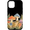 generic Custodia per iPhone 12/12 Pro Cottagecore - Rospo con foresta di funghi