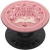 Pink Just One More Chapter Librarian Boo Just One More Chapter Pink Bookish Book Lover Reader PopSockets PopGrip Adesivo