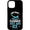 Swimming water cold winter ice Health fr Custodia per iPhone 12 mini Instant Winter Swimmer basta aggiungere Ghiaccio
