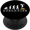 Evolution Sports Pro Designers Funny Beach Volley Evolution Top Donna Pallavolo PopSockets PopGrip Adesivo