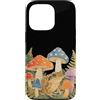generic Custodia per iPhone 13 Pro Cottagecore - Rospo con foresta di funghi