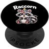 Regali per l'amante del coniglietto di c Raccorn - Simpatico unicorno procione PopSockets PopGrip Adesivo