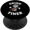 Espresso Barista Coffee Lover Apparel Espresso Barista Grind Finer Coffee Maker Joke PopSockets PopGrip Adesivo