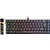 The G-Lab Keyz QWERTY ES - Tastiera da gioco Titanium HE con effetto Hall, magnetica