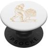 Vintage Hiking Outdoor Nature Lover Grap Bigfoot - Carrello per la spesa, per campeggio, escursionismo, umorismo PopSockets PopGrip Adesivo