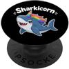 Regali per l'amante del coniglietto di c Sharkicorn - Simpatico squalo unicorno PopSockets PopGrip Adesivo