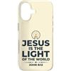 Jesus Is The Light Christian Faith Custodia per iPhone 17 Jesus Is The Light Of The World Shirt John 8:12 Bible Verse
