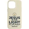 Jesus Is The Light Christian Faith Custodia per iPhone 14 Pro Max Jesus Is The Light Of The World Shirt John 8:12 Bible Verse