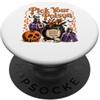 Halloween Costume Funny Spooky Season Halloween Scegli il tuo veleno Divertente Mago Vintage Halloween PopSockets PopGrip Adesivo