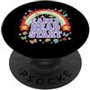 Back To School Teacher Student Tees Inizio precoce Insegnante Studente Vintage Retro PopSockets PopGrip Adesivo
