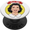 Magliette retrò dei cartoni animati di z Zia Tifa ritratto retrò pop art design vintage dei cartoni PopSockets PopGrip Adesivo