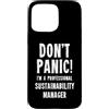 Sustainability Management T-Shirts & Gif Custodia per iPhone 15 Pro Max Responsabile Sostenibilità