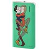 Soledad Bravi Powerbank da 4.000 mAh con Illustrazione Hug Sfondo Verde. capacità di Carica da 2 a 3