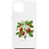 The Botany Bureau Custodia per iPhone 13 Illustrazione della pianta di fragola Fragaria × ananassa
