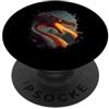 PM-Artistic Terrificante drago di fuoco sputafuoco PopSockets PopGrip Adesivo