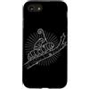 Vintage Hiking Outdoor Nature Lover Grap Custodia per iPhone SE (2020) / 7/8 Vintage Caterpillar Frog Foresta Wildlife Escursionismo Natura Escursionista