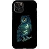 Vintage Hiking Outdoor Nature Lover Grap Custodia per iPhone 11 Pro Gufo Luna Foresta Natura Escursionismo Campeggio Escursionista Cam