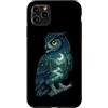 Vintage Hiking Outdoor Nature Lover Grap Custodia per iPhone 11 Pro Max Gufo Luna Foresta Natura Escursionismo Campeggio Escursionista Cam