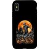 Soccer Halloween Costume Spooky Skeleton Custodia per iPhone X/XS Halloween Soccer Costume Spooky Skeleton
