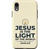 Jesus Is The Light Christian Faith Custodia per iPhone XR Jesus Is The Light Of The World Shirt John 8:12 Bible Verse