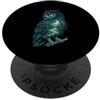 Vintage Hiking Outdoor Nature Lover Grap Gufo Luna Foresta Natura Escursionismo Campeggio Escursionista Cam PopSockets PopGrip Adesivo