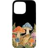 generic Custodia per iPhone 15 Pro Max Cottagecore - Rospo con foresta di funghi