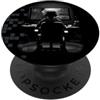 Gamer Gaming Setup PC Player Retro Espor Gamer coinvolgente configurazione di gioco per PC Silhouette Design PopSockets PopGrip Adesivo
