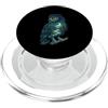 Vintage Hiking Outdoor Nature Lover Grap Gufo Luna Foresta Natura Escursionismo Campeggio Escursionista Cam PopSockets PopGrip per MagSafe