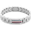 Tommy Hilfiger Jewelry Bracciale a Maglie da Uomo in Acciaio Inossidabile