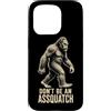 Vintage Hiking Outdoor Nature Lover Grap Custodia per iPhone 15 Pro Don't Be An Assquatch Divertente Bigfoot Escursionismo Umorismo Sasquatch